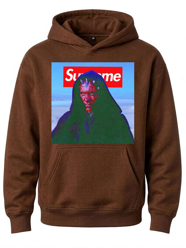 brown Darth Maul Supreme hoodie front view
