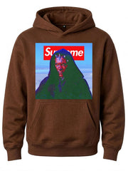 brown Darth Maul Supreme hoodie front view