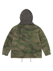 Supreme A Presse camo jacket hood up back view