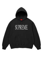 Supreme Capital hoodie black front view logo
