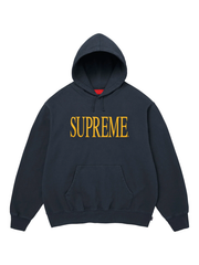 Supreme Capital hoodie navy front view logo