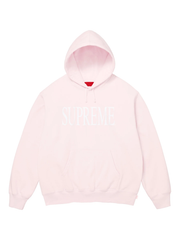 Supreme Capital hoodie pink front view logo
