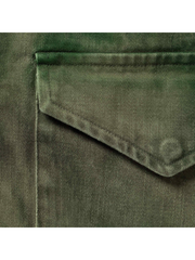 Supreme field jacket camo flap pocket close up