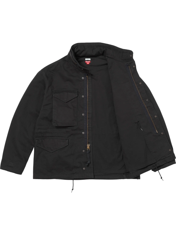 Supreme A Presse black jacket interior lining detail