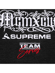 Supreme Team Series logo embroidery black