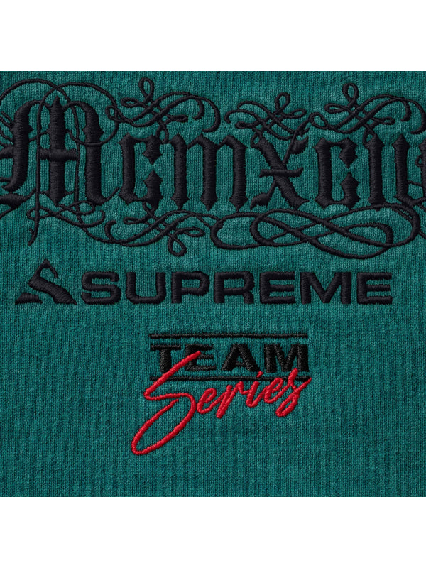 Supreme Team Series patch green close up