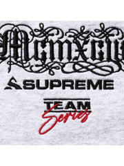 Supreme Team Series patch grey close up