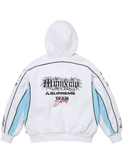Supreme MCMXCIV hoodie grey blue back