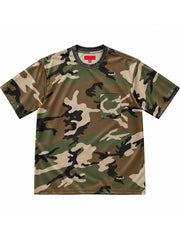 Supreme camo pocket tee woodland front view