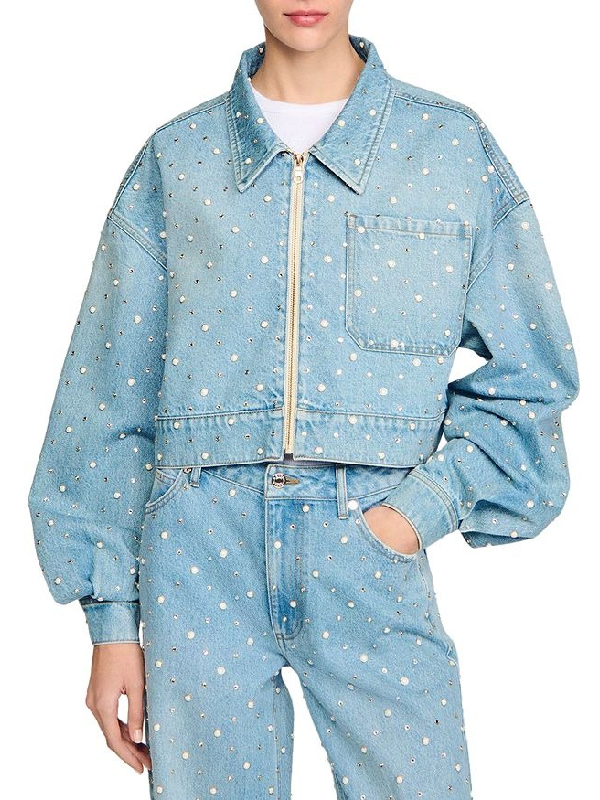 The Gentlemen pearl embellished jacket