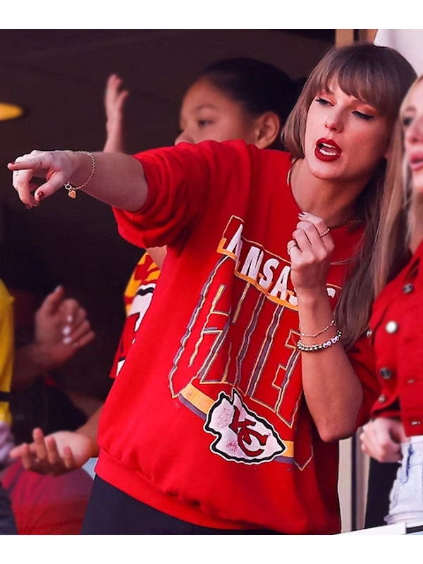 Red Chiefs logo sweatshirt Taylor Swift