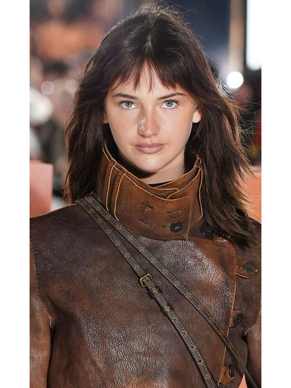 The Bride 2026 premiere Mia Regan jacket