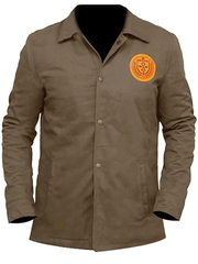 Loki workwear coat Hiddleston Variant badge