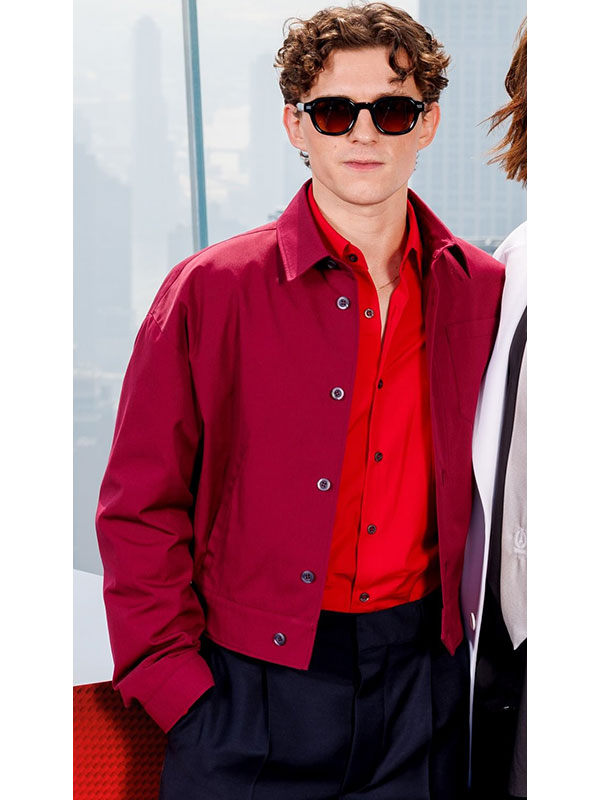Tom Holland shirt jacket