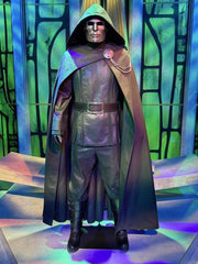 Doctor Doom Avengers Doomsday Robert Downey Jr green leather costume front view