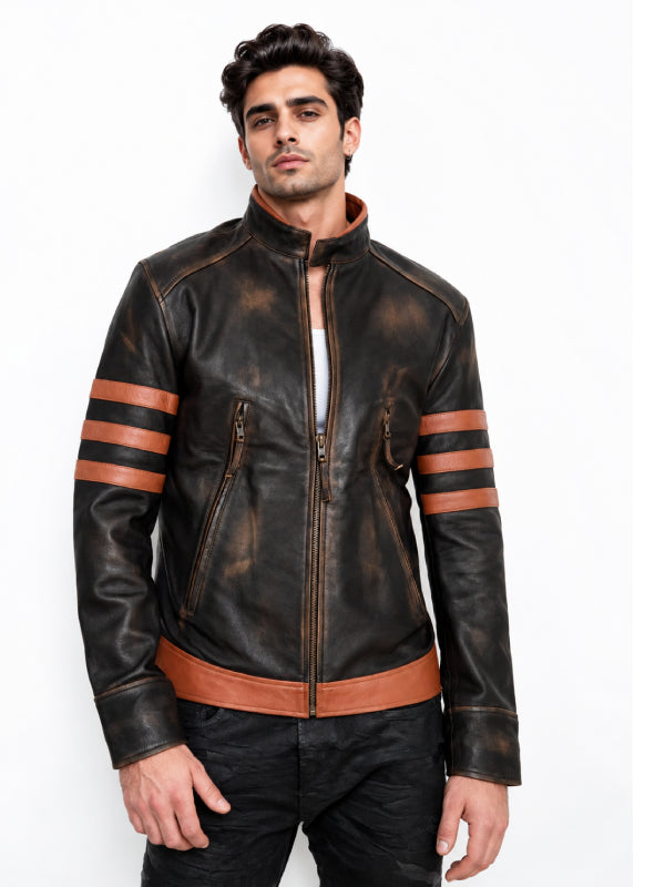 Zip moto jacket Logan Wolverine