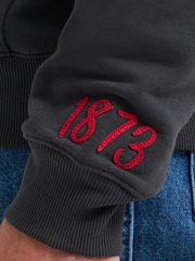 Wrangler Coors Banquet hoodie 1873 cuff embroidery close up