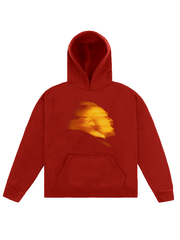Zach Bryan With Heaven on Top red pullover hoodie